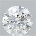 Lab Created Diamond 1.26 Carats, Round with Excellent Cut, E Color, VVS2 Clarity and Certified by IGI