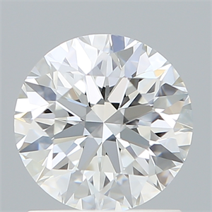 Picture of Lab Created Diamond 1.26 Carats, Round with Excellent Cut, E Color, VVS2 Clarity and Certified by IGI