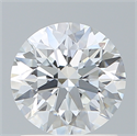 Del inventario de diamantes de laboratorio, 1.28 quilates, Redondo , Color E, claridad VVS2 y certificado IGI