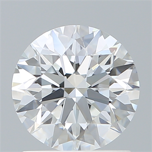Picture of Lab Created Diamond 1.28 Carats, Round with Ideal Cut, E Color, VVS2 Clarity and Certified by IGI