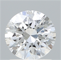 Lab Created Diamond 1.32 Carats, Round with Excellent Cut, E Color, VVS2 Clarity and Certified by IGI