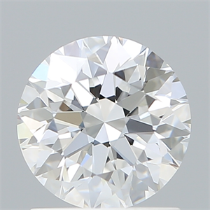 Picture of Lab Created Diamond 1.27 Carats, Round with Excellent Cut, D Color, VVS1 Clarity and Certified by IGI