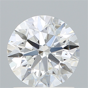 Picture of Lab Created Diamond 1.33 Carats, Round with Excellent Cut, D Color, VVS2 Clarity and Certified by IGI
