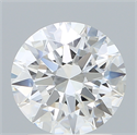 Lab Created Diamond 1.79 Carats, Round with Excellent Cut, D Color, VVS2 Clarity and Certified by IGI
