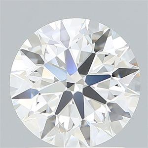 Picture of Lab Created Diamond 1.91 Carats, Round with Excellent Cut, E Color, VVS2 Clarity and Certified by IGI