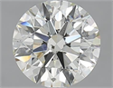 1.75 Carats, Round with Excellent Cut, L Color, SI2 Clarity and Certified by GIA