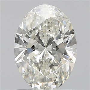 Picture of 0.90 Carats, Oval J Color, SI1 Clarity and Certified by GIA