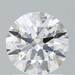 Picture of Lab Created Diamond 1.39 Carats, Round with Excellent Cut, E Color, VVS2 Clarity and Certified by IGI