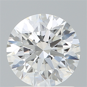 Picture of Lab Created Diamond 1.40 Carats, Round with Excellent Cut, D Color, VVS2 Clarity and Certified by IGI