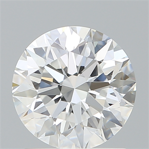 Picture of Lab Created Diamond 1.42 Carats, Round with Excellent Cut, D Color, VVS2 Clarity and Certified by IGI