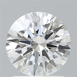 Picture of Lab Created Diamond 1.46 Carats, Round with Ideal Cut, D Color, VVS2 Clarity and Certified by IGI