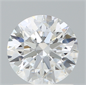 Lab Created Diamond 1.24 Carats, Round with Excellent Cut, D Color, VVS1 Clarity and Certified by IGI