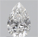 0.60 Carats, Pear E Color, SI2 Clarity and Certified by GIA