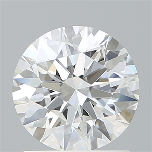 Picture of Lab Created Diamond 1.34 Carats, Round with Excellent Cut, D Color, VVS2 Clarity and Certified by IGI