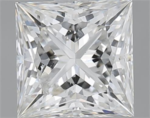 Picture of 1.01 Carats, Princess H Color, SI2 Clarity and Certified by GIA