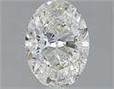 1.00 Carats, Oval J Color, SI2 Clarity and Certified by GIA