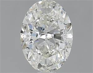 Picture of 1.00 Carats, Oval J Color, SI2 Clarity and Certified by GIA