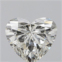 0.62 Carats, Heart J Color, VS1 Clarity and Certified by GIA