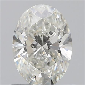 Picture of 0.60 Carats, Oval I Color, SI1 Clarity and Certified by GIA