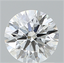 Lab Created Diamond 1.20 Carats, Round with Ideal Cut, D Color, VVS2 Clarity and Certified by IGI