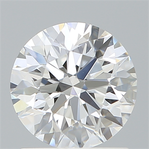 Picture of Lab Created Diamond 1.27 Carats, Round with Excellent Cut, E Color, VVS2 Clarity and Certified by IGI
