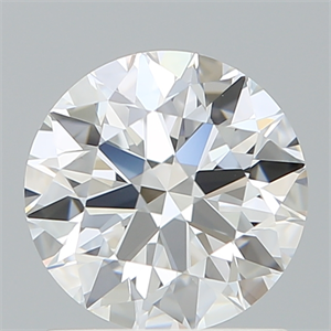 Picture of Lab Created Diamond 1.27 Carats, Round with Ideal Cut, D Color, VVS2 Clarity and Certified by IGI