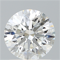 Del inventario de diamantes de laboratorio, 1.35 quilates, Redondo , Color E, claridad VVS2 y certificado IGI