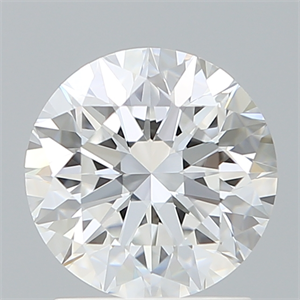 Picture of Lab Created Diamond 1.70 Carats, Round with Excellent Cut, E Color, VS1 Clarity and Certified by IGI