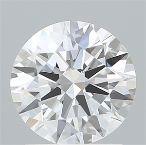 Picture of Lab Created Diamond 1.54 Carats, Round with Ideal Cut, D Color, VVS1 Clarity and Certified by IGI