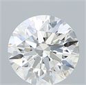 Lab Created Diamond 1.73 Carats, Round with Excellent Cut, E Color, VVS2 Clarity and Certified by IGI