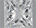 1.01 Carats, Princess F Color, SI1 Clarity and Certified by GIA