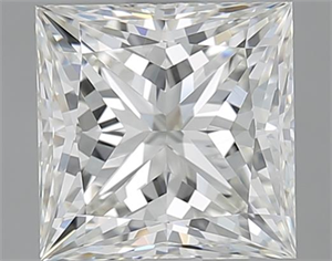 Picture of 2.02 Carats, Princess I Color, VS2 Clarity and Certified by GIA