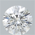 Lab Created Diamond 1.22 Carats, Round with Excellent Cut, D Color, VVS2 Clarity and Certified by IGI