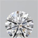 0.46 quilates, Redondo Ideal, Color F, claridad VVS1 y certificado por GIA
