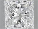 2.01 Carats, Princess G Color, VS1 Clarity and Certified by GIA