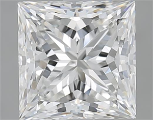 Picture of 2.01 Carats, Princess G Color, VS1 Clarity and Certified by GIA