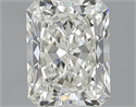1.50 Carats, Radiant K Color, SI1 Clarity and Certified by GIA