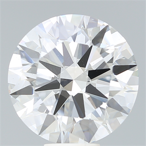 Picture of Lab Created Diamond 9.02 Carats, Round with Excellent Cut, F Color, VS1 Clarity and Certified by IGI