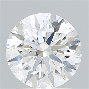 Picture of Lab Created Diamond 1.89 Carats, Round with Ideal Cut, E Color, VVS2 Clarity and Certified by IGI