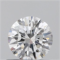 0.46 Carats, Round with Excellent Cut, E Color, VVS1 Clarity and Certified by GIA