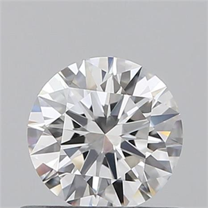 Picture of 0.46 Carats, Round with Excellent Cut, E Color, VVS1 Clarity and Certified by GIA