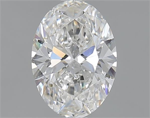 Picture of 1.01 Carats, Oval F Color, SI1 Clarity and Certified by GIA
