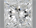 1.02 Carats, Princess I Color, SI1 Clarity and Certified by GIA