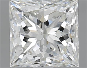 Picture of 1.02 Carats, Princess I Color, SI1 Clarity and Certified by GIA