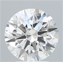 Del inventario de diamantes de laboratorio, 3.35 quilates, Redondo , Color E, claridad VS1 y certificado IGI