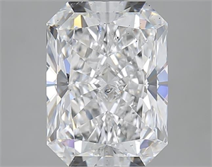 Picture of 3.02 Carats, Radiant D Color, SI2 Clarity and Certified by GIA