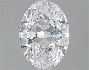 Picture of 1.30 Carats, Oval D Color, SI1 Clarity and Certified by GIA