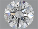 1.01 Carats, Round with Excellent Cut, I Color, SI2 Clarity and Certified by GIA