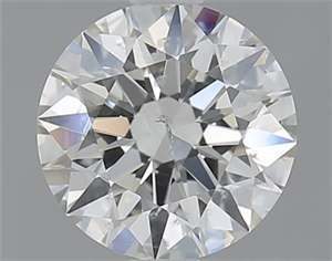 Picture of 1.01 Carats, Round with Excellent Cut, I Color, SI2 Clarity and Certified by GIA