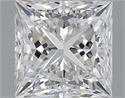 2.00 Carats, Princess F Color, VS2 Clarity and Certified by GIA